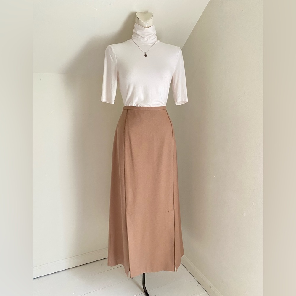 Vintage Harvé Benard Wool Blend Skirt 30" Waist